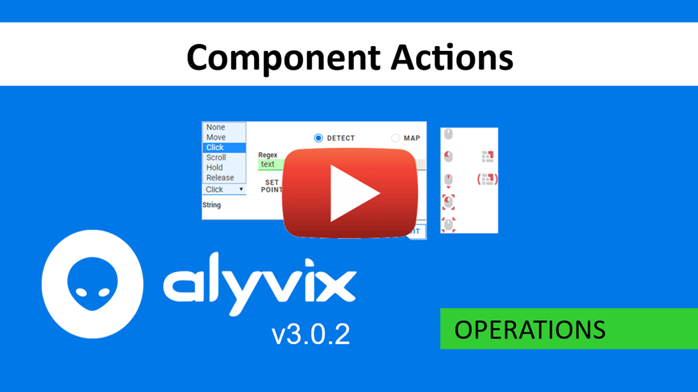 Component Actions tutorial video, version 3.0.2