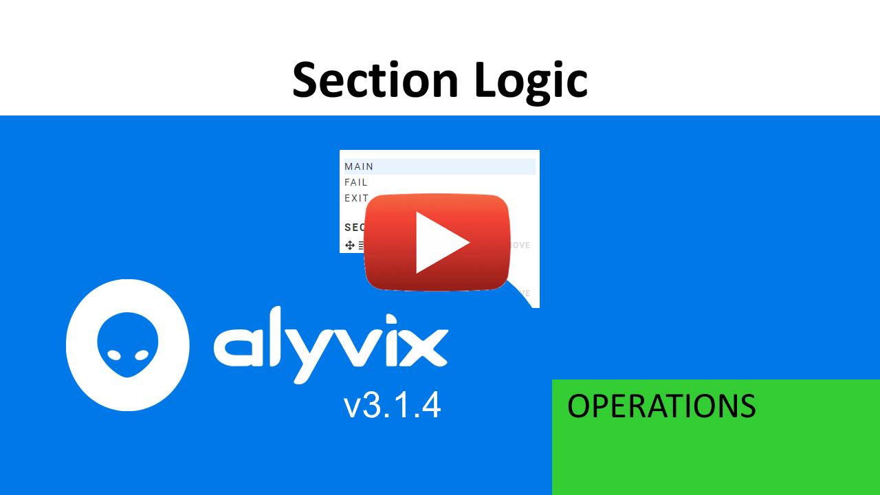 Section Logic tutorial video, version 3.1.2