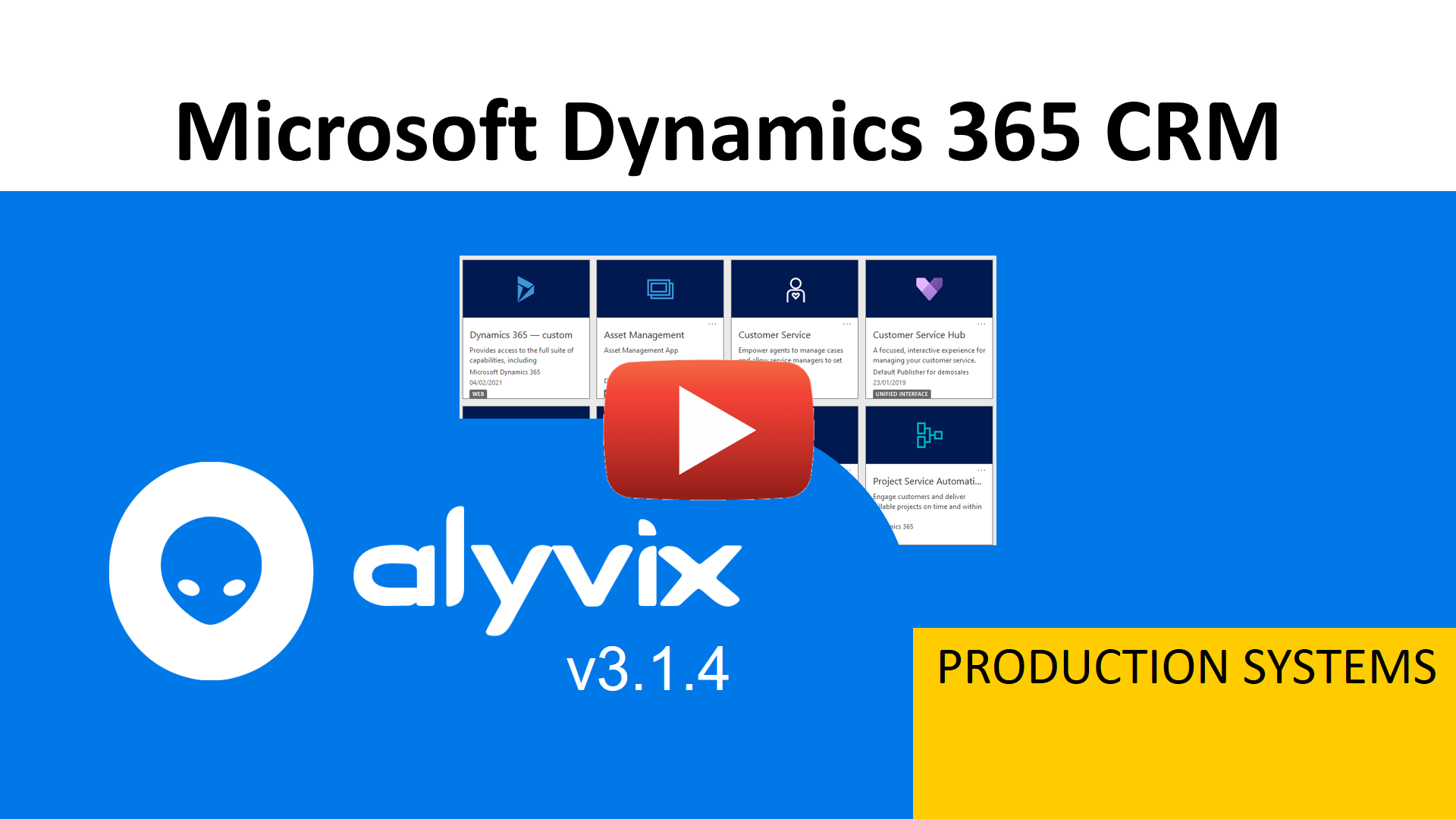 Microsoft Dynamics 365 CRM introduction tutorial video, version 3.1.4